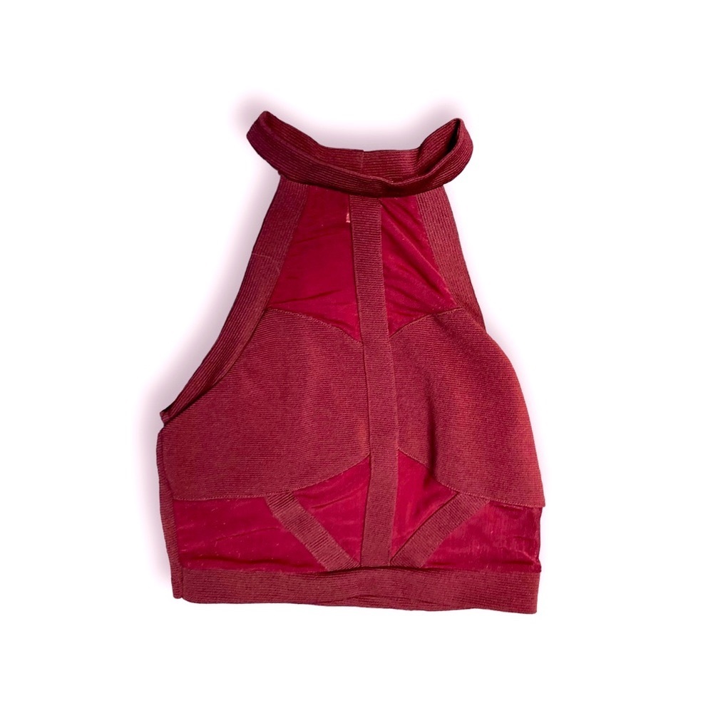 cute crop top w sheer openings to show off a little extra skin.